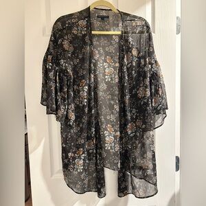 American Eagle Outfitters Floral Sheer Cover-Up